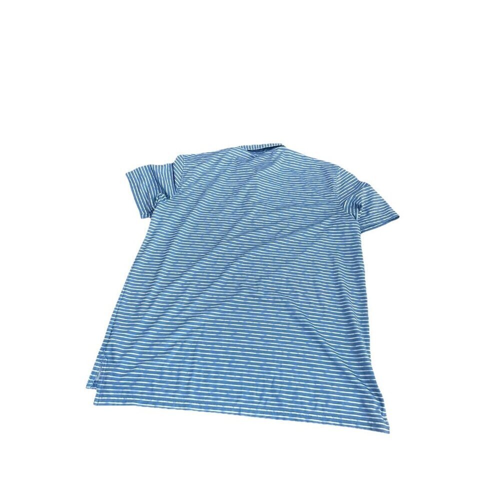 Men’s Southern Tide Blue Striped Polo Large - Picture 2 of 4